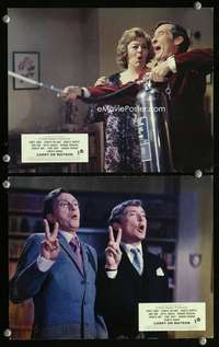 p438 CARRY ON MATRON 2 color vintage movie English Front of House lobby cards '72 James
