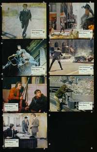 p182 DIRTY HARRY 7 color vintage movie English Front of House lobby cards '71 Eastwood
