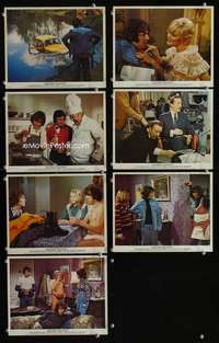 p195 MAN ABOUT THE HOUSE 7 color vintage movie English Front of House lobby cards '74