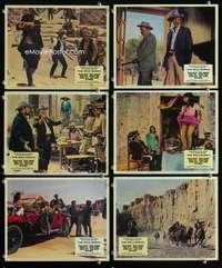 p238 WILD BUNCH 6 color vintage movie English Front of House lobby cards '69 Sam Peckinpah