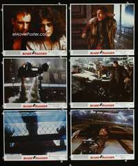 p214 BLADE RUNNER 6 vintage movie color 8x10 mini lobby cards '82 Harrison Ford