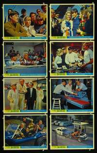 p058 COMPUTER WORE TENNIS SHOES 8 vintage movie color 8x10 mini lobby cards '69