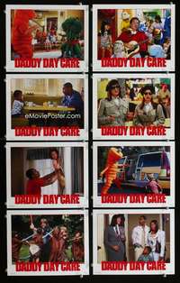 p062 DADDY DAY CARE 8 int'l vintage movie color 8x10 mini lobby cards '03 Murphy