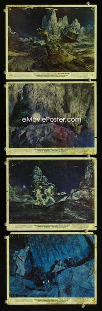 p299 FIRST MEN IN THE MOON 4 color vintage movie 8x10 stills '64