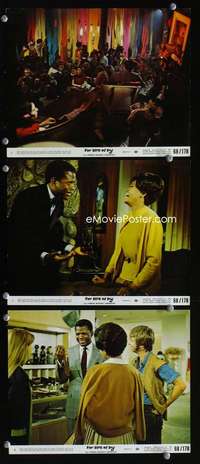 p378 FOR LOVE OF IVY 3 color vintage movie 8x10 stills '68 Poitier