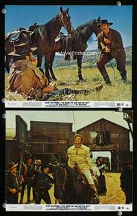 p472 GOOD, THE BAD & THE UGLY 2 color vintage movie 8x10 stills '68