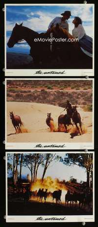 p388 MAN FROM SNOWY RIVER 2 3 int'l vintage movie color 8x10 mini lobby cards '88
