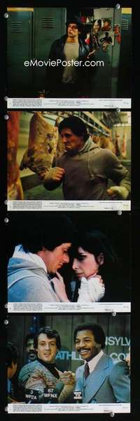 p346 ROCKY 4 vintage movie color 8x10 mini lobby cards '77 Sylvester Stallone