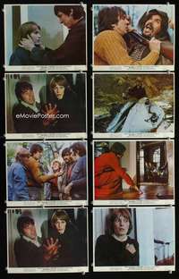 p137 SEE NO EVIL 8 int'l color vintage movie 8x10 stills '71 Mia Farrow