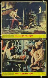 p529 SINBAD & THE EYE OF THE TIGER 2 vintage movie color 8x10 mini lobby cards '77