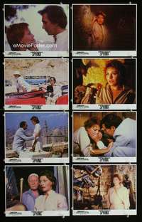 p143 SPHINX 8 vintage movie color 8x10 mini lobby cards '81 Frank Langella