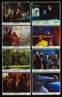 p146 STAR TREK III 8 vintage movie color 8x10 mini lobby cards '84 Shatner