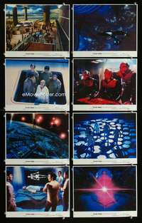 p145 STAR TREK 8 vintage movie color 8x10 mini lobby cards '79 Shatner, Nimoy