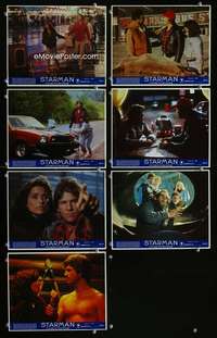 p203 STARMAN 7 vintage movie color 8x10 mini lobby cards '84 John Carpenter