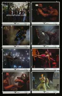 p150 STREET FIGHTER 8 int'l vintage movie color 8x10 mini lobby cards '94