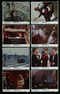 p171 VIEW TO A KILL 8 vintage movie color 8x10 mini lobby cards '85 James Bond