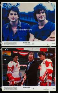 p564 YOUNGBLOOD 2 vintage movie color 8x10 mini lobby cards '86 Rob Lowe