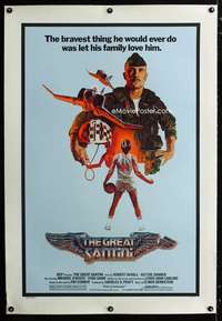 s159 GREAT SANTINI linen one-sheet movie poster '79 Robert Duvall, Danner