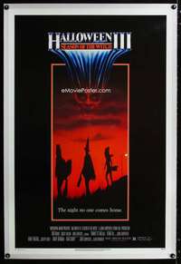 s165 HALLOWEEN III linen one-sheet movie poster '82 Season of the Witch!