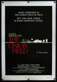 s262 ONION FIELD linen one-sheet movie poster '79 Joseph Wambaugh true story