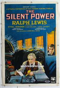 s306 SILENT POWER linen one-sheet movie poster '26 anti-capital punishment!