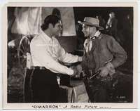 t057 CIMARRON vintage 8x10 movie still '31 Richard Dix close up handshake!
