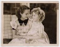 t081 CURLY TOP vintage 8x10 movie still '35 adorable Shirley Temple!