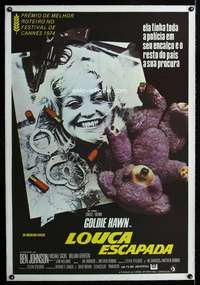 w354 SUGARLAND EXPRESS linen Argentinean movie poster '74 Goldie Hawn