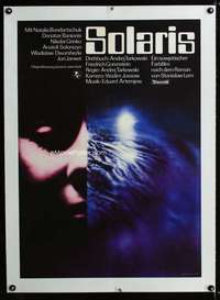 w257 SOLARIS linen East German movie poster '72 Amdreo Tarkovsky