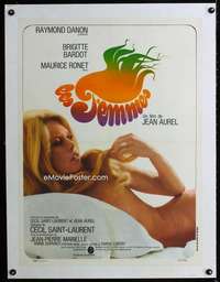 w221 LES FEMMES linen French 23x32 movie poster '69 Brigitte Bardot