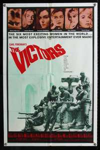 y049 VICTORS one-sheet movie poster '64 Vince Edwards, Albert Finney