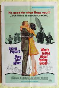 y029 WHAT'S SO BAD ABOUT FEELING GOOD one-sheet movie poster '68 Peppard