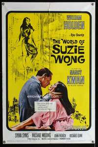 y010 WORLD OF SUZIE WONG one-sheet movie poster '60 William Holden, Kwan