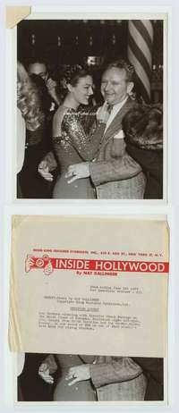 z013 AVA GARDNER vintage news photo 8x10 movie still '44 w/Frank Borzage!