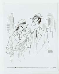 z042 CITY HEAT vintage 8x10 movie still '84 classic Al Hirschfeld artwork!