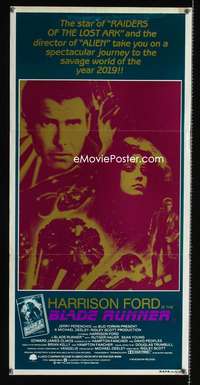 a468 BLADE RUNNER Aust daybill movie poster '82 Harrison Ford