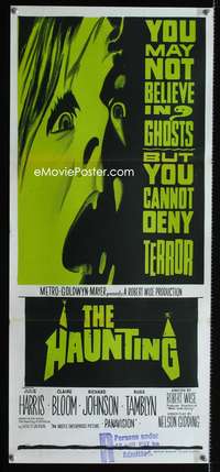 a617 HAUNTING Aust daybill movie poster '63 you cannot deny terror!