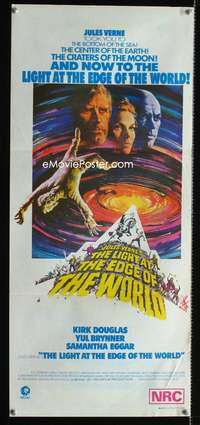 a673 LIGHT AT THE EDGE OF THE WORLD Aust daybill movie poster '71