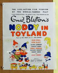 a727 NODDY IN TOYLAND Aust daybill movie poster '57 Enid Blyton