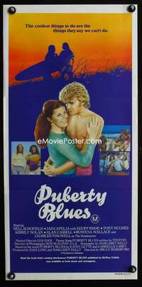 a759 PUBERTY BLUES Aust daybill movie poster '83 Bruce Beresford