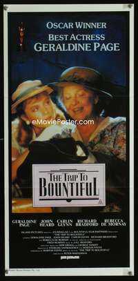 a901 TRIP TO BOUNTIFUL Aust daybill movie poster '85 Page, De Mornay