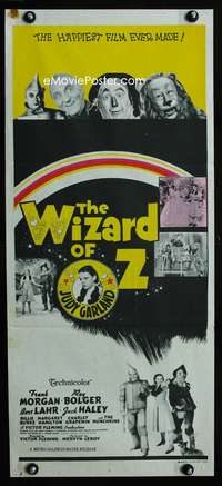 a932 WIZARD OF OZ Aust daybill movie poster R70s all-time classic!