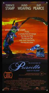 a417 ADVENTURES OF PRISCILLA Aust daybill movie poster '94 Stamp