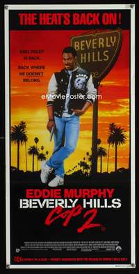 a461 BEVERLY HILLS COP 2 Aust daybill movie poster '87 Eddie Murphy