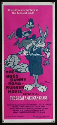 a483 BUGS BUNNY & ROAD RUNNER MOVIE Aust daybill movie poster '79