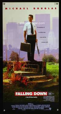 a566 FALLING DOWN Aust daybill movie poster '93 Michael Douglas