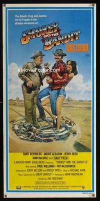 a820 SMOKEY & THE BANDIT 2 Aust daybill movie poster '80 Burt Reynolds