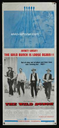 a931 WILD BUNCH Aust daybill movie poster R70s Sam Peckinpah classic!