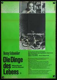 a090 THINGS OF LIFE East German movie poster '72 Schneider,Rappus art