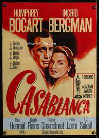 a134 CASABLANCA German movie poster R72 Humphrey Bogart, Bergman